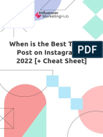 When Is The Best Time To Post On Instagram in 2022 (+ Cheat Sheet)