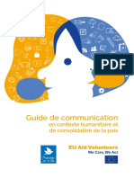 Guide de Communication: en Contexte Humanitaire Et de Consolidation de La Paix