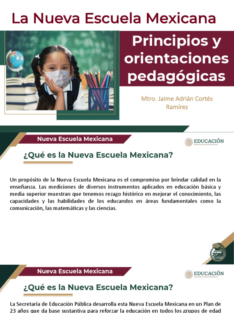 La Nueva Escuela Mexicana Pdf Aprendizaje Maestros