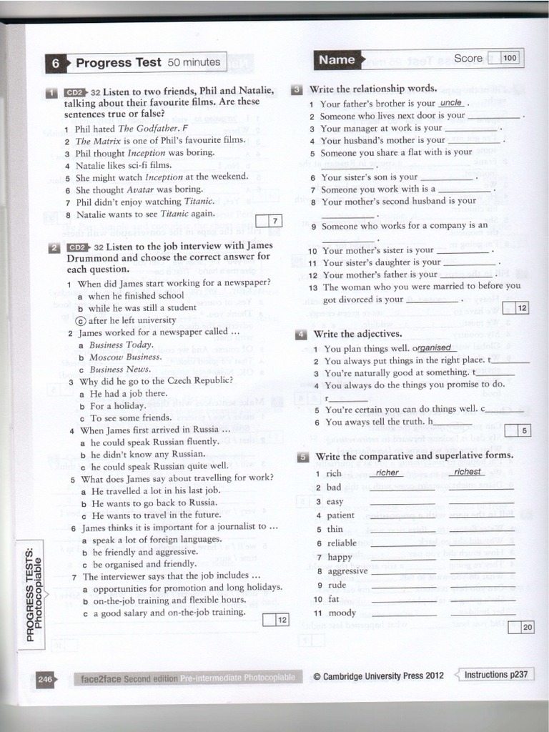 Test 6 | PDF