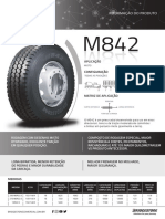M842: Pneu radial para uso misto em caminhões e ônibus