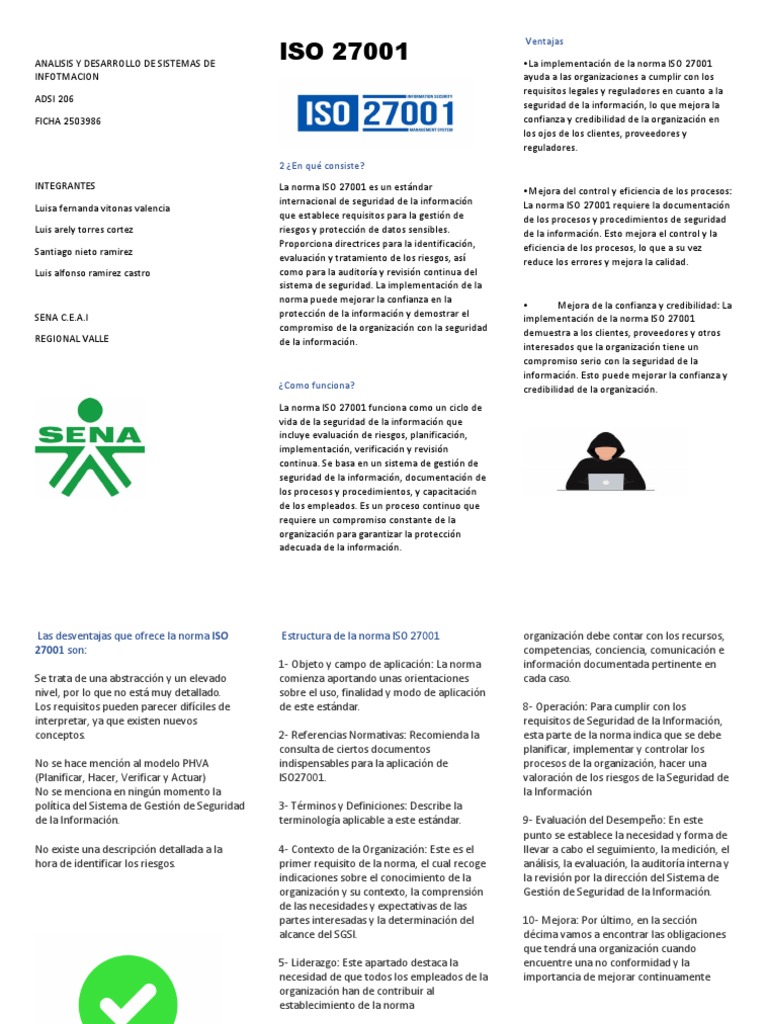 Iso 27001 | PDF | La seguridad informática | Seguridad
