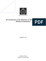 Introduction To Mechanics of 3D-Woven Fibre Reinforced Composites