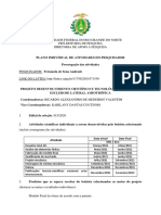 PLANO INDIVIDUAL DE ATIVIDADES DO PESQUISADOR - Fernanda