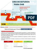 Roteiro de Estudos OAB 1a Fase