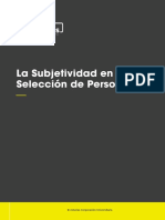 Subjetividad en Selección de Personal