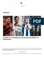 Notícias: Conheça As Curiosidades Por Trás Do Grupo Do Atlético Na Libertadores