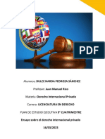 Derecho Internacional Privado: Nacionalidad, Condición Jurídica del Extranjero y Conflictos de Leyes