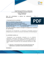 Guía de Actividades y Rúbrica de Evaluación - Unidad 1 - Tarea 2 - Biomoléculas (1)