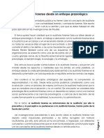 La Auditoría Forense Desde Un Enfoque Praxiológico