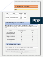 CTET Syllabus and Notes