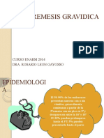 Hiperemesis Gravidica: Curso Enarm 2014 Dra. Rosario Leon Gayosso