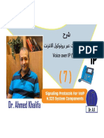 Signaling Protocols For Voip Signaling Protocols For Voip: Dr. Ahmed A. Khalifa