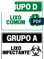 Grupo D: Lixo Comum