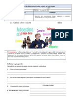 Ficha Personal AUTOESTIMA