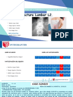 Fractura Lumbar L2.: Presentación de Caso Clínico de La Experiencia Curricular de Internado Ii