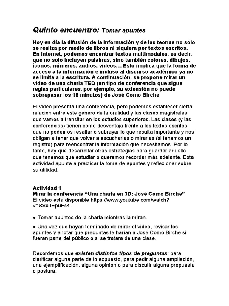 Tomar Apuntes Pdf