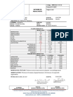 Informe de Resultados: Razon Social: C.M.V.Zootec Solicitud: Dra. Fernanda Umbarila