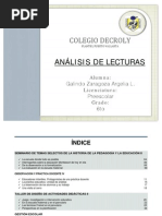 Recopilación de Análisis