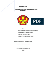 Proposal: Proses Pembuatan Tempe Dan Mesin Industri Di Kota Palu