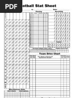 Football Stat Sheet