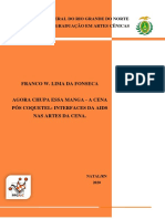 Franco W. Lima Da Fonseca: Universidade Federal Do Rio Grande Do Norte Programa de Pós-Graduação em Artes Cênicas