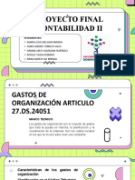 Proyecto Final Contabilidad Ii: Integrantes