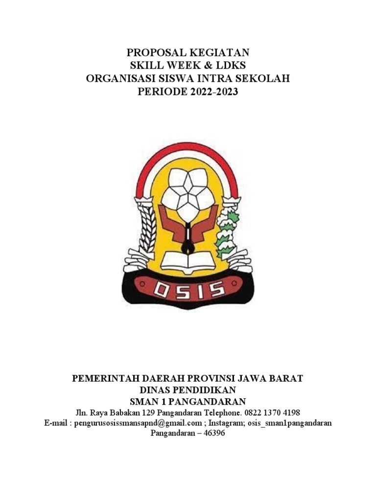 Curated visual reference: Gallery Detail: Proposal Skill Week Dan Ldks Osis Sman 1 Pangandaran Pdf