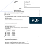 4th Quarter Pre C.T 2020-2021 Subject: Physics Duration: 30 Min. Date: Name: Grade:-VIII Sec:-Roll