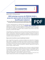 MDS antecipa repasses do PROCAD-SUAS e prazos da Averiguação Cadastral Unipessoal