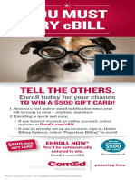 Try eBill and Win $1000 in Gift Cards