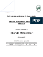 Act 2 Taller de Materiales