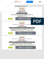 Recoger: Pedidos Pendientes