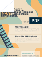 Requisitos para La Presurizacion de Medios de Escape y Ascensores en Edificaciones.