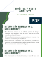 Bioética Y Medio Ambiente: Ing. Juan Pablo Pinzón