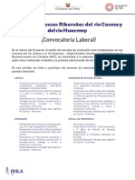 Convocatoria de Oportunidades Laborales Proyecto Rios Casma Huarmey 22.02