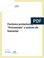 M3 - Factores Protectores, Provención y Activos de Bienestar