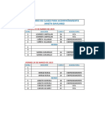 Horario de Clases para Acompañamiento