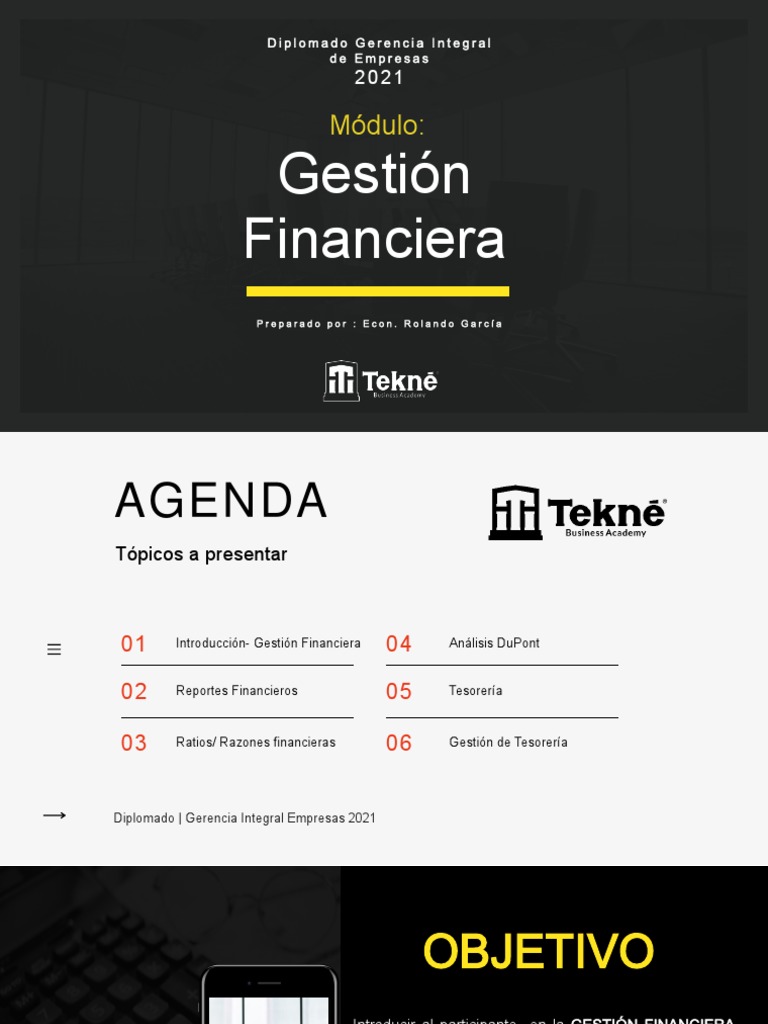 Modulo Ii Gestión Financiera Parte 1 Pdf Contabilidad Estado