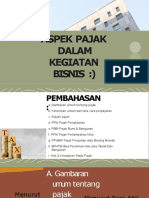 Aspek Pajak Dalam Kegiatan Bisnis:)