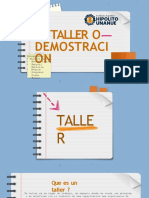 Taller O Demostraci ON: Integrantes: Shirley Davila Martha Flores Maryori Estrella Nazira Dospesos Diana Mamani