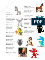 15 Adivinanzas Excel Hja de Calculo Tipo de Documento Excel Animales Extitnots