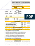 Lista de Verificación para Trabajo de Corte y Soldadura