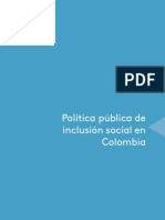 Politica Publica de Inclusion Social en Colombia