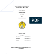 Proposal Kewirausahaan Usaha Yoga Ibu Hamil: Dosen Pengampu: Mardiani Mangun Ssit.,Mph Nip: 19601221984022001