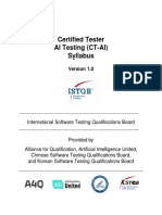 ISTQB CT-AI Syllabus v1.0