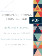 Resultado Fiscal