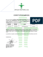 Certificado 3 Freshly