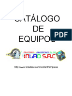 Catálogo DE Equipos