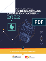Incidencia del consumo ilegal de cigarrillos en Colombia durante el 2022